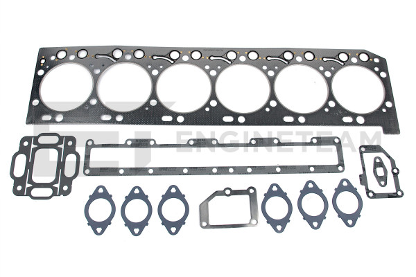 TE0019, Gasket Set, cylinder head, Cylinder head gasket set, ET ENGINETEAM, Cummins QSC 8.3/CM850 2005+/QSL8.3/CM850 2004+, J937479, 3937479, 3959798, 3967059, 4089978, 4981796, 6902207, 84368103, 87344132, 87737237, 87775129, 5529494, 5579030, 87348974, 87351544, 87490404