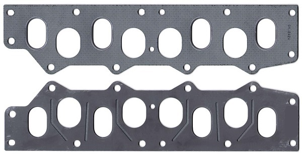 026.971, Gasket, intake/ exhaust manifold, Intake / exhaust manifold gasket, ELRING, 7700854252, 0155540, 026.970, 13112500, 424601P, 51482, 71-33647-00, JD463, MG5511, 4624601001, X51482-01