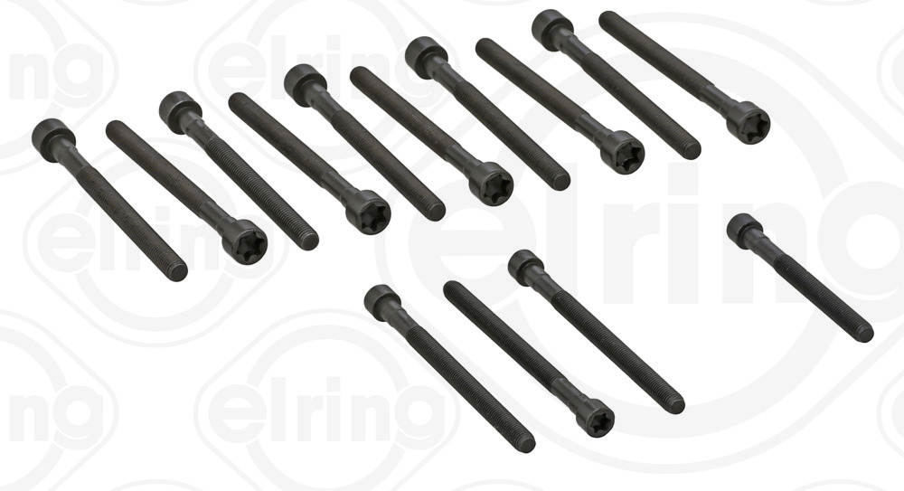 270.190, Cylinder Head Bolt Set, Bolt set, ELRING, 11127548799, 14-32315-01, 22-11041B, 81039400, BK3343, HBS468, T80745-00, 11127537973, 11127537974, 11127537975