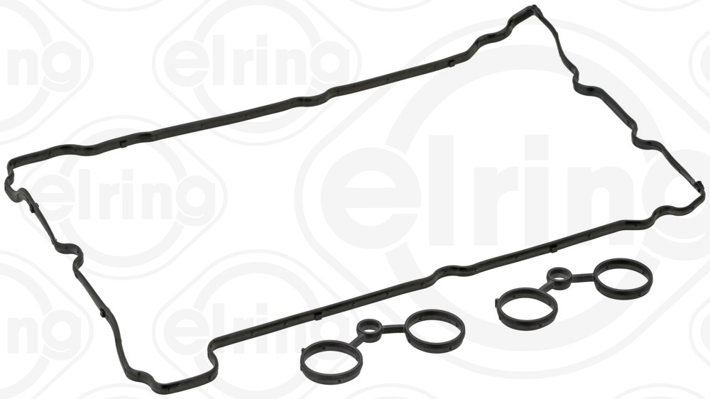 384.680, Gasket Set, cylinder head cover, Cylinder head cover gasket - set, ELRING, 0249.E6, 11127572851, 0249.E7, 036-2051, 100187, 15-37614-01, 440396P, 56044100, 9115426, HM5371, RK2332, V38327-00, VS50576, VS50761R