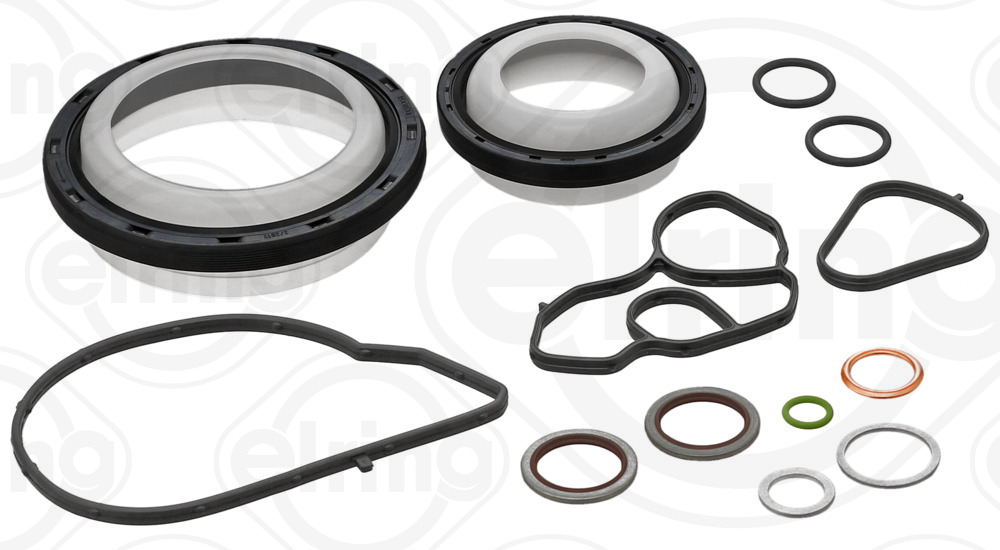 390.500, Gasket Set, crank case, Gasket set crankcase, ELRING, 54164500, CK0523, CS26453, 54167400