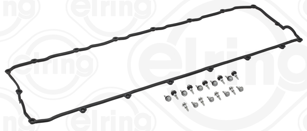 714.660, Gasket Set, cylinder head cover, Cylinder head cover gasket, ELRING, 51.03905-0177, 11128700, 15-38061-02, 175036, V83403-01, 15-38061-03, 177964, V83403-02, 177965, 51.03905.0177, 51.96210.0080, 51.96210.0087, 51039050177, 51962100080, 51962100087