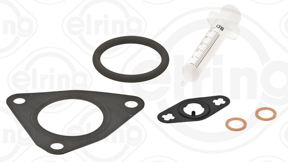 715.500, Mounting Kit, charger, Turbocharger gasket, ELRING