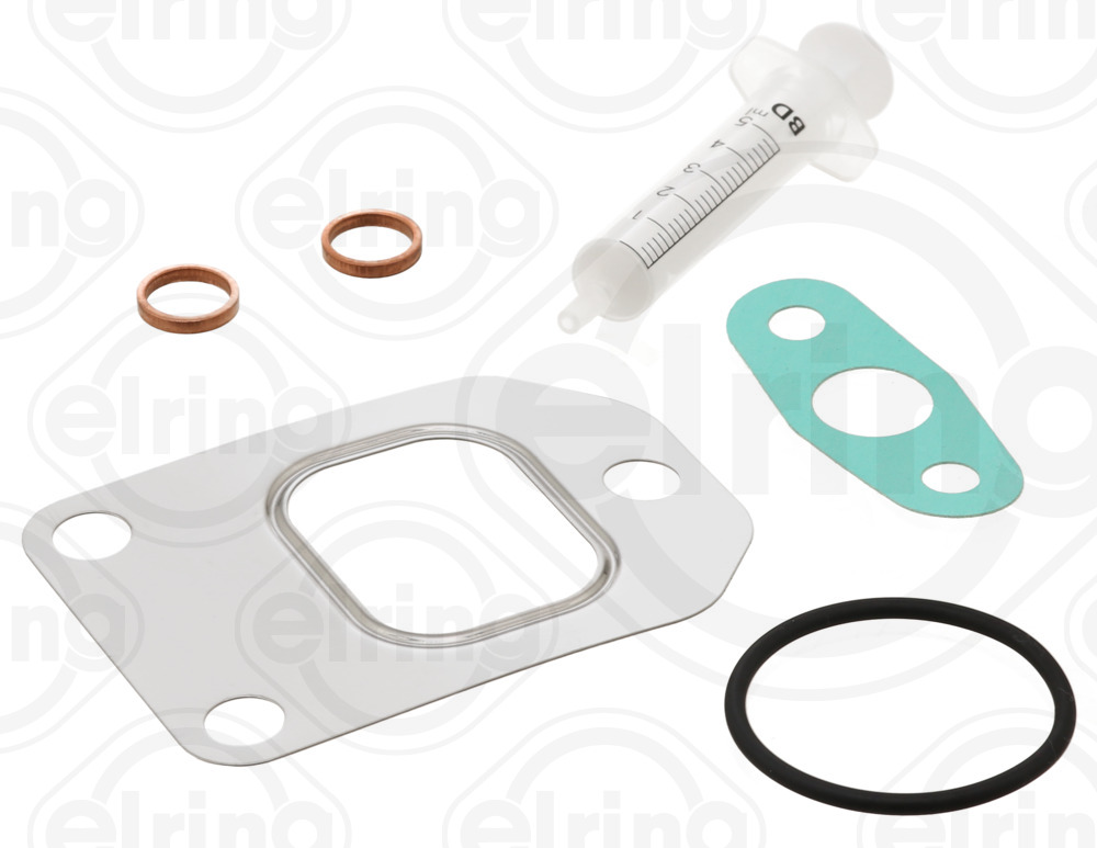 715.820, Mounting Kit, charger, Turbocharger gasket, ELRING, 04-10025-01, 53147121000, JTC11031