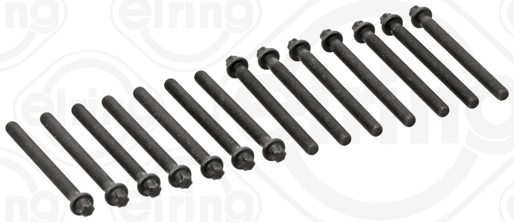 802.820, Cylinder Head Bolt Set, Bolt set, ELRING, 11121740065, 016-1048, 016730B, 12033, 14-32101-01, 22-11007B, 81024300, 9550234, BK4327, GS33464, HBS413, 22-11039B, 81027600, BK4336, T80039-00, 11121703885, 198.740