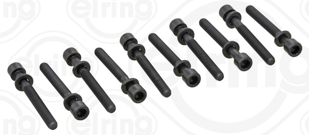 819.817, Cylinder Head Bolt Set, Bolt set, ELRING, 016-1007, 016228B, 14-32046-01, 22-39001B, 81000300, 9504125, BK4398, ES74029, GS33406, HBS029, 14-32050-01, 9550469, BK6396, HBS043, T04125-00, T50469-00, 049103384B, 050103384, 1,05-1,9LTR, 1,05-1,9LTR., 10519LTR