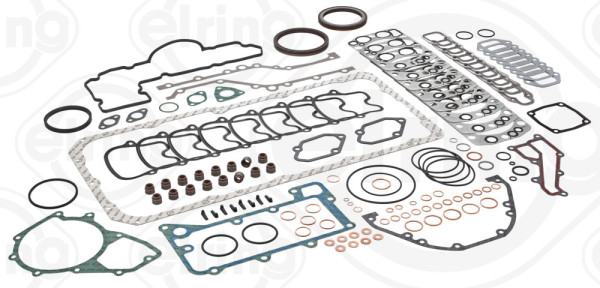 914.967, Dichtungsvollsatz, Motor, Dichtungssatz komplett, ELRING, 01-25105-39, 20-26235-42/0, 55010700, EX85, S30418-00, OM442