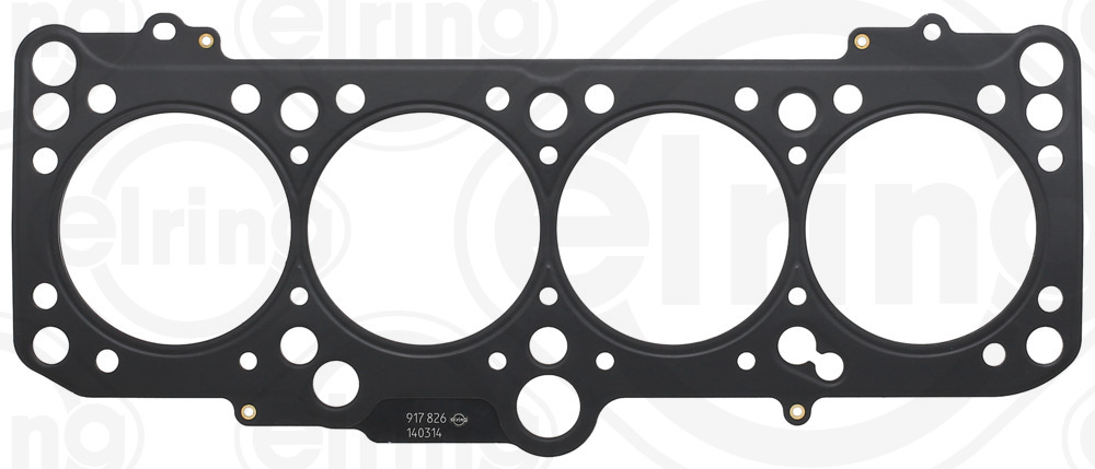 917.826, Gasket, cylinder head, Cylinder head gasket, ELRING, 037103383, 037103383C, 037103383L, 10102500, 30-027516-00, 414787, 50154, 60-33905-00, BM360, CH6510H, 414787P, 61-33905-00, BY360, H50154-00, BY630