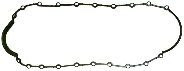 263.380, Gasket, oil sump, Oil pan gasket, ELRING, 11121-00QAF, 7700273486, 023718, 102994, 1046820, 14075900, 54666, 70-34359-00, JH5201, OP9308, 023718P, 71-34359-00, X54666-01, 1112100QAF