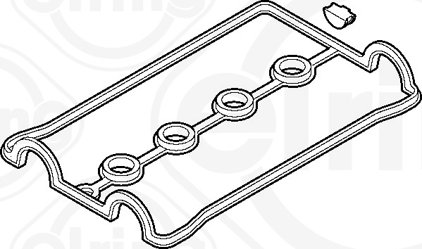 718.890, Gasket Set, cylinder head cover, Cylinder head cover gasket - set, ELRING, 96144620, 15-53388-01, 56029900, 9121012, HM5226, V37983-00