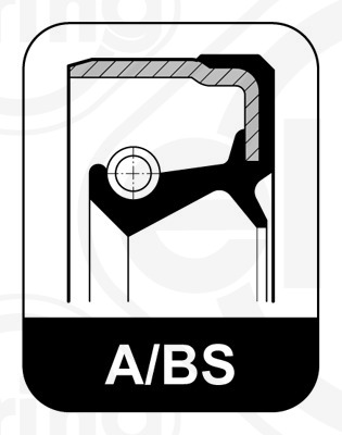 Shaft Seal, wheel hub - 562.874 ELRING - 0119977247, 0129979147, 12015406