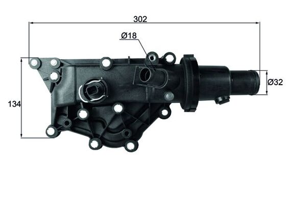 TH5983, Termostat, chladivo, Termostat, Termostat, MAHLE, 100233, 3304023, 350527A, 4006042, 78716, 8200700094, 820288, 862030883, 8MT354776-941, DTM83810, TH41383G1, TH7159.83J