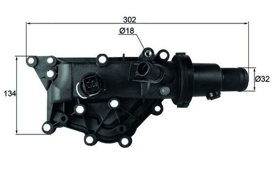 TH6089, Termostat, chladivo, Termostat, Termostat, MAHLE, 180429, 3304020, 350575A, 4006044, 610-89, 78705, 8200158269, 820278, 862025689, 8MT354776-851, TH40289G1, TH6971.89J, V46-99-1382, 8200561434