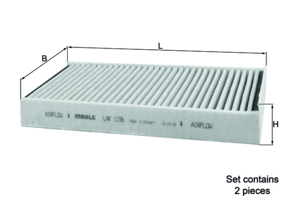 LAK1156/S, Filter, Innenraumluft, Innenraumfilter, MAHLE, 17563KX2, 1987435538, 20945865, 3123200025/S, 45865, 4621ACC, 5427900, 64116823725, 715811, 80004825, ADB112512, AHC428-2, C11383C, CFA11815-2, CUK23005-2, EC7222, EKF379A2, FK277-2, HB264C, JKR7305, K1342A2X, LCVF597, MS6487C, PCK8408-2, V20311052, 1987435582, 64116823726, CC1478, CUK23015-2, 64116835405