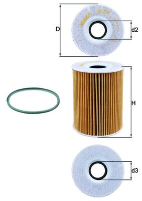 OX254D4, Ölfilter, Ölfilter, MAHLE, 0PB115466, 2521000, CH11038, E113HD235, F026407102, FA6136ECO, FOBR54S, HU9001X, L1038, SO7222, 94810702200, CH11038ECO, 94810722200