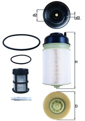 KX400KIT, Kraftstofffilter, Kraftstofffilter, MAHLE, 4710900555, F652201060010, 4710900855, 4710902455, 4710909052, 4730900151, 4730900451, A4710900555, A4710900855, A4710902455, A4710909052, A4730900151, A4730900451, 06051962, 109689, E445KPD314-2, F026402283, FK1392400, P551063, PU12002-2Z, FS1242