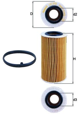 OX370D1, Oil Filter, Oil filter, MAHLE, 2515400, 30757730, ADF122104, CH11169, E417HD125, ELH4445, EOF252, F026407097, FA6004, FA6004ECO, FOP397, HU719/8Y, L446, M125, MD715, OE662/3, OP420, V950279, WL7497, 30788490, CH11169ECO, P7097, 30788821