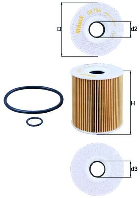 OX156D1, Ölfilter, Ölfilter, MAHLE, 11428513375, 1457429118, 2503000, 26701, 50013619, 5650334, 586528, 93172272, E15HD59, HU818X, L18237, L321, V200632, WL7283, 5650353, 8513375, 93183313, 93183318