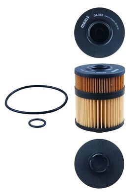 OX563D, Oil Filter, Oil filter, MAHLE, 05444682, 1457429302, 5650820, 586549, 7701474004, 97310472, ALO8138, BFO4135, E837HD328, ELH4355, FOP260, HU9002Z, MD523, OE684, SO6153, V400163, VFL560, WL7438, 5444682, 7701477041, 97387426, OE684/1, WL7484, 5650338, 8671018399, 98012822, 5650836