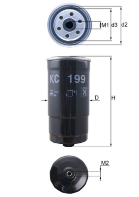 KC199, Palivový filtr, Palivový filtr, Filtr paliv., MAHLE, 1457434198, 154068322400, 2446000, 30H0004, 3192226900, 37143230008, 4581, 7690581, ALG2156, CHY13005, ELG5379, F58364, FP5665, H288WK, HDF570, HF638, J1330511, JFCH04, PP979, PS9664, QFF0122, S4460NR, WF8305, WK853/14, 1457434424, 30H0009, 3192226901, JFCH04S, 319223A800, JFCH09