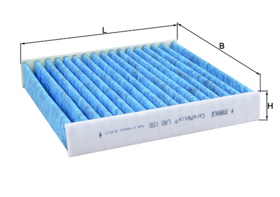 LAO155, Filter, Innenraumluft, Innenraumfilter, MAHLE, 05578208, 08975K2000100, CB1226, FP1827, WG1916611