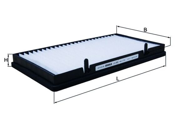 Filter, Innenraumluft - LA382 MAHLE - 1987432208, 23717, 2729800QAA