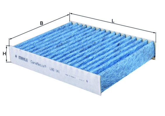 Filter, Innenraumluft - LAO141 MAHLE - 46799653, 701017, AHA177-2