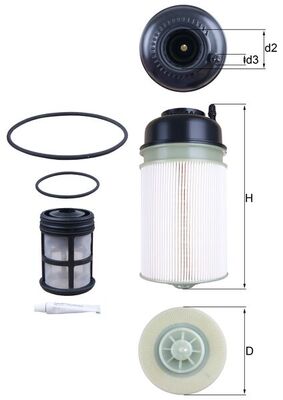 KX406KIT, Fuel filter, Fuel filter, MAHLE, 170564, 2617300, 4700901451, E440KPD269-2, F026402231, FK1392300, P955651, PU12001-2Z, 4700901651, PU12011, 4700902852, 4700905252, 4700905952, A4700901451, A4700901651, A4700902852, A4700905252, A4700905952