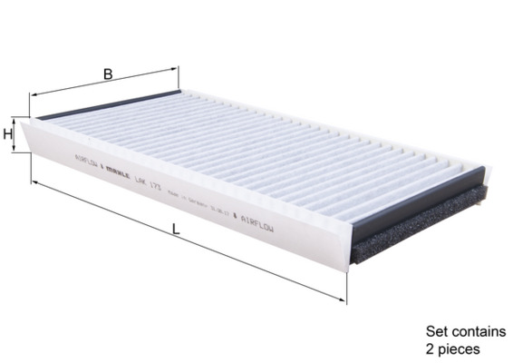 Filter, Innenraumluft - LAK173/S MAHLE - 0146843, 1987432103, 21651