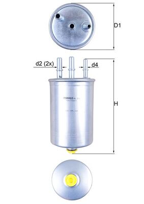 KL511, Kraftstofffilter, Kraftstofffilter, MAHLE, 1342601, 2413300, ALG2376, DN2723, ELG5336, FCS771, FN129, H338WK, HDF922, PS10672, QFF0404, S4133NR, SN70314, WK829/7, 1480495, HDF927, 2T149155BC, 2T149155BD, 2T149155BE, 4454093