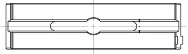 Crankshaft Bearings - 099HL10237050 MAHLE - 02147221KZ014701, 78338620, 02147230EZ014701