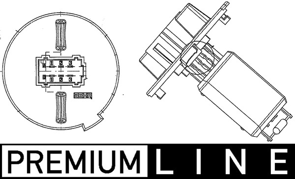 ABR57000P, Odpor, vnitřní tlakový ventilátor, Klimatizace různé, Klimatizace různé, MAHLE, 10911, 109110, 351321551, 6441.CT, K109110, 9ML351321551