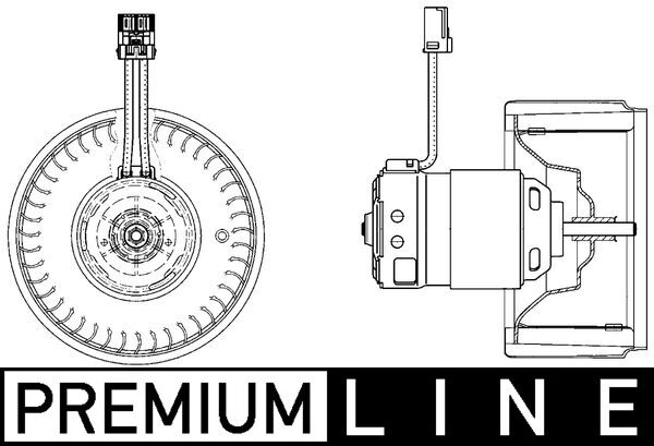 AB22000P, Interior Blower, Air-conditioning various, MAHLE, 009157171, 05991179, 069412400010, 30715482, 34115, 40185, 538-0003, 55940185, 5920773, 740690N, 87036, 9213, 92130, GA34503, V95-03-1365, VO8177, 31320393, 8EW009157-171, 9171479