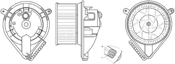 AB272000S, Interior Blower, Air-conditioning various, MAHLE, 0028301508, 0148990032, 0259123, 0599.1078, 0917087, 128390N, 1326100300, 34195, 342725, 34596, 351304041, 401544, 698217, 87156, DEA17009, GA20332, MS8626, V30-03-1731, 148990032, 8EW351304-041, A0028301508