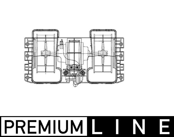 AB38000P, Innenraumgebläse, Klimaanlage verschiedene, MAHLE, 009158151, 05991122, 742022N, 81619306083, 87133, 92163, GA41005, 81619306086, 8EW009158-151, 81.61930.6089, 81.61930.6098, 81.61930.6101, 81.619306.079