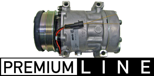 ACP1064000P, Compressor, air conditioning, Air-conditioning various, MAHLE, 1.1296, 130203, 32759, 351130-641, 6021, 851786N, 87709785, 87802912, 89800, KT8148OE, NHAK008, 130203R, 32759G, 351130141, 8148, KT8148N, NHK008, SB.296S, 8FK351130-641, SD7H15-6021, SD7H15-8148