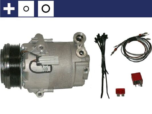 Compressor, air conditioning - ACP24000S MAHLE - 108588, 1201235, 13124751