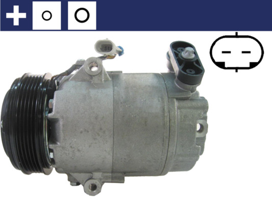 Compressor, air conditioning - ACP59000S MAHLE - 09132918, 10-0071, 1.4056