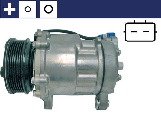 Compressor, air conditioning - ACP61000S MAHLE - 10-0017, 108298, 1.1234