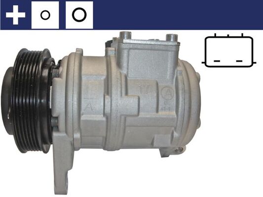 Compressor, air conditioning - ACP834000S MAHLE - 04677144AB, 0700K063, 10-0118