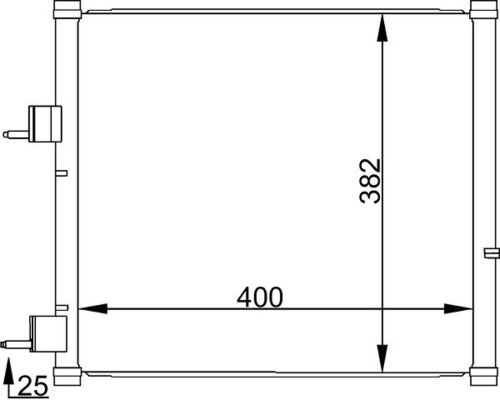 AC184000S, Condenser, air conditioning, Air-conditioning various, MAHLE, 0805.3015, 092160N, 100573, 10-110-01011, 1133806, 115121, 1223032, 161128, 18005262, 2505305262, 260385, 345225, 350203215000, 351036421, 35357, 53666, 60185262, 712M18, 817197, 82D0225111A, 888-0400169, 925242, 94302, 945111, AC830100, CT11255, DCN10015, F4-53666, F453666, FD006C001