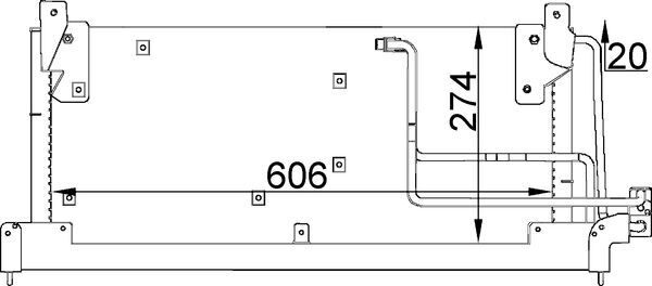 AC223000S, Condenser, air conditioning, Air-conditioning various, MAHLE, 0807.2002, 10-110-01045, 115008, 1223067, 152640N, 1618046, 1618108, 350203233000, 351037591, 35218, 37005224, 53721, 720M44, 816902, 888-0400084, 924190, 94228, CN6318, CT11357, F4-53721, KDOL224, TSP0225046, V40-62-0002, 350203233004, 8FC351037-591, 90511659, OL5224, TSP0225354, BC233, OLA5224