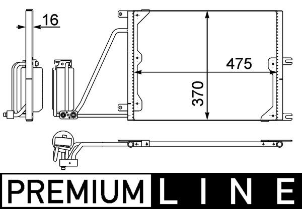 AC226000P, Kondensator, Klimaanlage, Klimaanlage verschiedene, MAHLE, 0807.2028, 102746, 152070N, 1850051, 260456, 342565, 350203220000, 351037-634, 35292, 37005265, 5077305265, 52479125, 53728, 60375265, 720M50, 817670, 82D0225105A, 888-0400173, 92.5310, 94623, AC859663, CT11361, DCN20030, F4-53728, F453728, KDOL265, OL5265, QCN312, TSP0225105, V40-62-0019