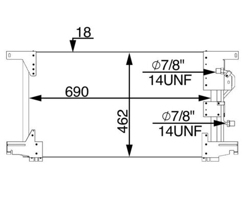 AC283000S, Condenser, air conditioning, Air-conditioning various, MAHLE, 0159006, 0806.2082, 1223373, 132004N, 15144ME, 16001773, 260995, 297A19, 300657, 304486, 30M0099, 31005144, 351300-134, 35772, 53476, 703851, 717M16, 818034, 821020, 888-0400286, 9425000054, 94336, 945826, CN0561, DCN99073, KDME144, KK5347, KTT110338, MEA5144, TSP0225633