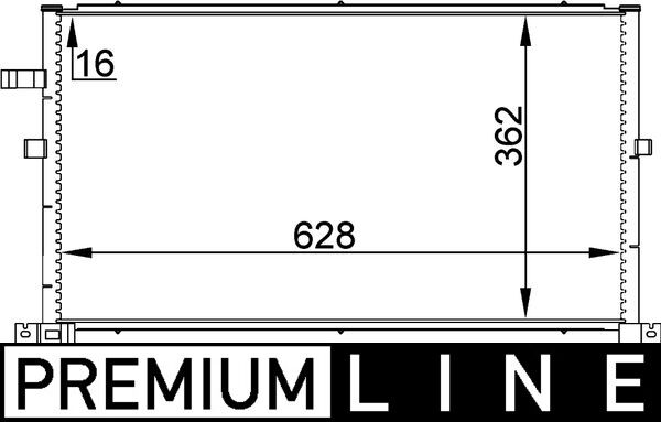 AC296000P, Condenser, air conditioning, Air-conditioning various, MAHLE, 0805.3016, 092004N, 10-110-01023, 103134, 1152429, 1223624, 161132, 18005334, 2555305334, 260002, 300051, 350203607000, 351300-324, 35525, 53519, 5M5H19710AA, 60185334, 7110141, 712M23, 8142701, 817567, 82D0226117MA, 888-0400340, 925494, 945118, 94586, AC822645, DCN10013, F4-AC1045, F4AC1045