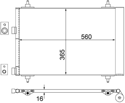 AC315000S, Condenser, air conditioning, Air-conditioning various, MAHLE, 0808.3013, 10-110-01055, 1223213, 161251A, 162003N, 260061, 350203380000, 351300-674, 35445, 40005209, 53485, 5514305209, 60405209, 6455AA, 721M08, 812732, 888-0400312, 905477, 945295, 94570, CN5351, DCN07019, KDPE209, PE5209, QCN323, TSP0225536, V42-62-0009, 351300671, 817524, BC380