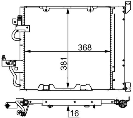 AC376000S, Kondensator, Klimaanlage, Klimaanlage verschiedene, MAHLE, 0807.2026, 103831, 1223511, 13129195, 152017N, 161048, 1850099, 260015, 350203256000, 351301-754, 35598, 37005368, 393600, 43135, 5052305368, 720M59, 812747, 82D0226199MA, 888-0400365, 905594, 945274, 94768, AC842506, DCN20012, F4-43135, F443135, OL5368, OL5368D, QCN452, TSP0225533