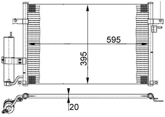 AC384000S, Kondenzátor, klimatizace, Klimatizace různé, Klimatizace různé, MAHLE, 0831.3014, 103903, 162049, 260730, 350203431000, 351302191, 35573, 377100, 43153, 756M09, 81005056, 814072, 82D0225712A, 94725, 96484931, AC892728, DW009C001, DW5056, F4-43153, F443153, TSP0225712, 350203431003, 8FC351302-191, 96804274, DW5056D, 350203912000, 96837834, 359003220350, BC431