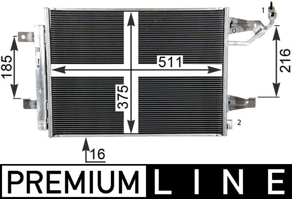 AC509000P, Condenser, air conditioning, Air-conditioning various, MAHLE, 08062099, 104459, 1223726, 142023N, 260430, 32005177, 350073, 350203241000, 351304-764, 43174, 4548300070, 822556, 82D0226293MA, 8880400521, 940067, AC819933, DCN16001, F4-43174, MB324C002, MR568975, MT5177, RA7750000, V30621056, 350203792000, 351304761, A4548300070, MT5177D, MTA5177, 8FC351304-764, BC241