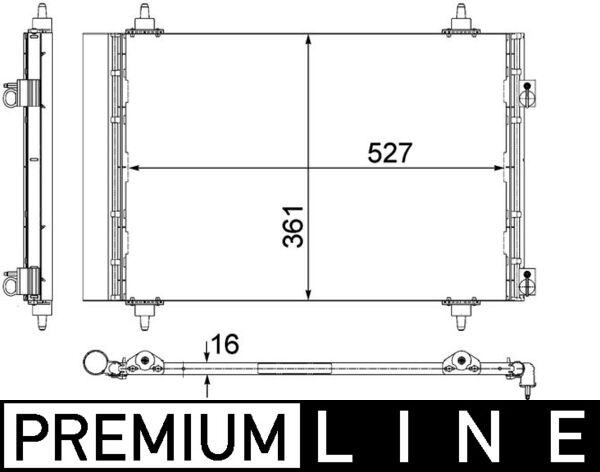 AC554000P, Condenser, air conditioning, Air-conditioning various, MAHLE, 062015N, 0803.3023, 350203714000, 351307-694, 35610, 6455.EW, 6455.GL, 707M56, 818170, 940105, CN5240, CN5240D, DCN070-08, TSP0225548, 350203714002, 351304271, 6455EW, 6455GG, 8033.022, 818171, 94826, CNA5240, CNA5240D, 351307691, 6455GL, 6455HK, 8FC351304-271, 6455HT, 8FC351307-694, 96.558.287.80